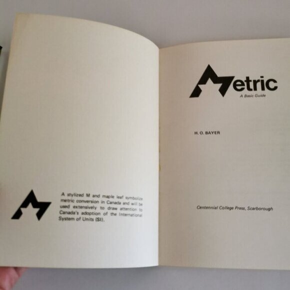 1975 Metric a Basic Guide book by HO Bayer Canadian Measurements Reference - Picture 4 of 9